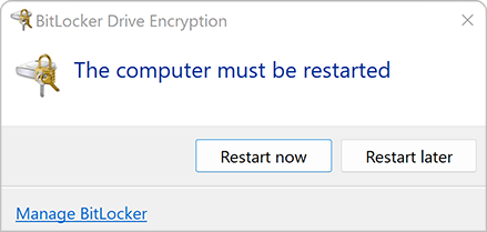 Restart computer dialog screenshot