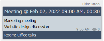 Meeting example Meeting example