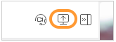 Screen sharing icon Screen sharing icon