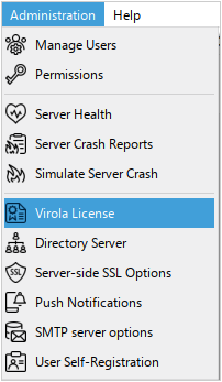 Virola license Virola license